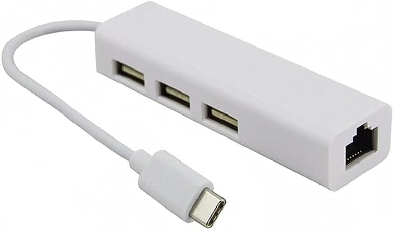 HUB TYPE C ETHERNET 3 PORTS USB