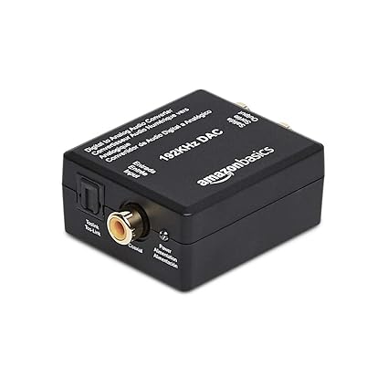 CONVERTISSEUR AUDIO NUMERIQUE OPTIQUE VERS ANALOGIQUE RCA