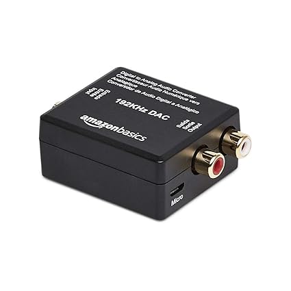 CONVERTISSEUR AUDIO NUMERIQUE OPTIQUE VERS ANALOGIQUE RCA