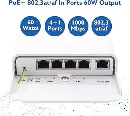 SWITCH POE 5 PORTS