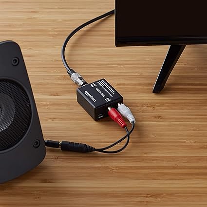 CONVERTISSEUR AUDIO NUMERIQUE OPTIQUE VERS ANALOGIQUE RCA