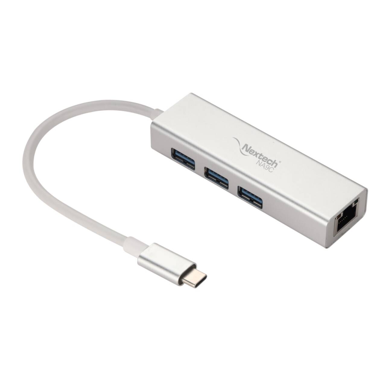 HUB TYPE C ETHERNET 3 PORTS USB