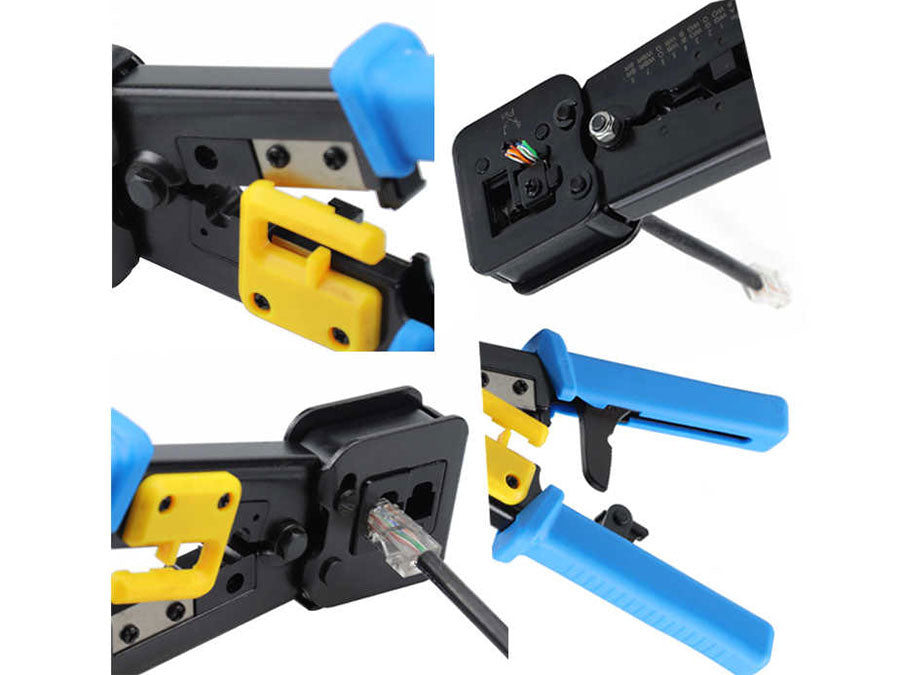 Pince Professionnel À Sertir universel RJ45 RJ12 RJ112 et terminaux