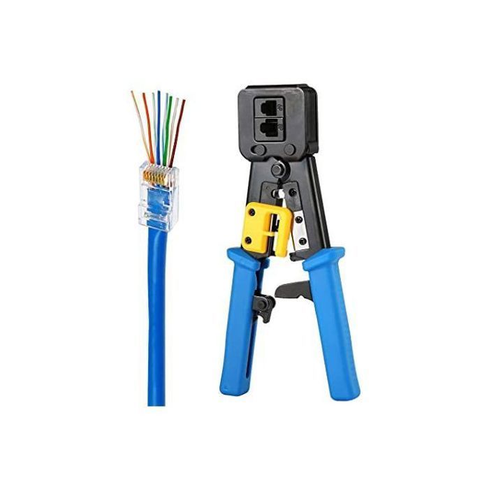 Pince Professionnel À Sertir universel RJ45 RJ12 RJ112 et terminaux
