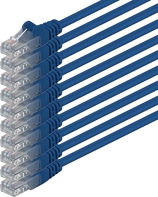 CORDON DE BRASSAGE (cable reseaux) Cat6 Blindé 1M