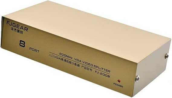 8 PORTS VGA VIDEO SPLITTER