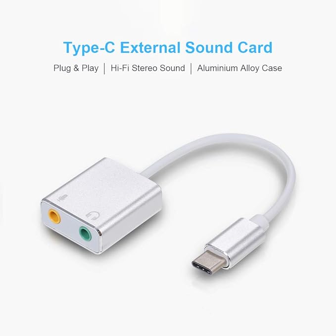 Type-C Carte Son Externe Hi-FI Magic Voice 7.1 CH