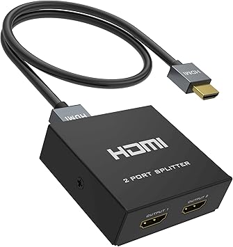 Répartiteur HDMI 4K 1 entrée 2 sorties ORIGINAL