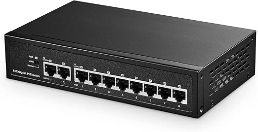 SMART SWITCH 10 PORTS STANDARD POE SWITCH