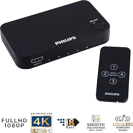 PHILIPS HDMI Switch 4 to 1