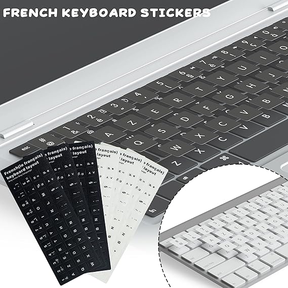 Sticker Clavier Azerty Français