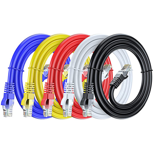 CORDON DE BRASSAGE (CABLE RESEAU) Cat6 Blindé 3m