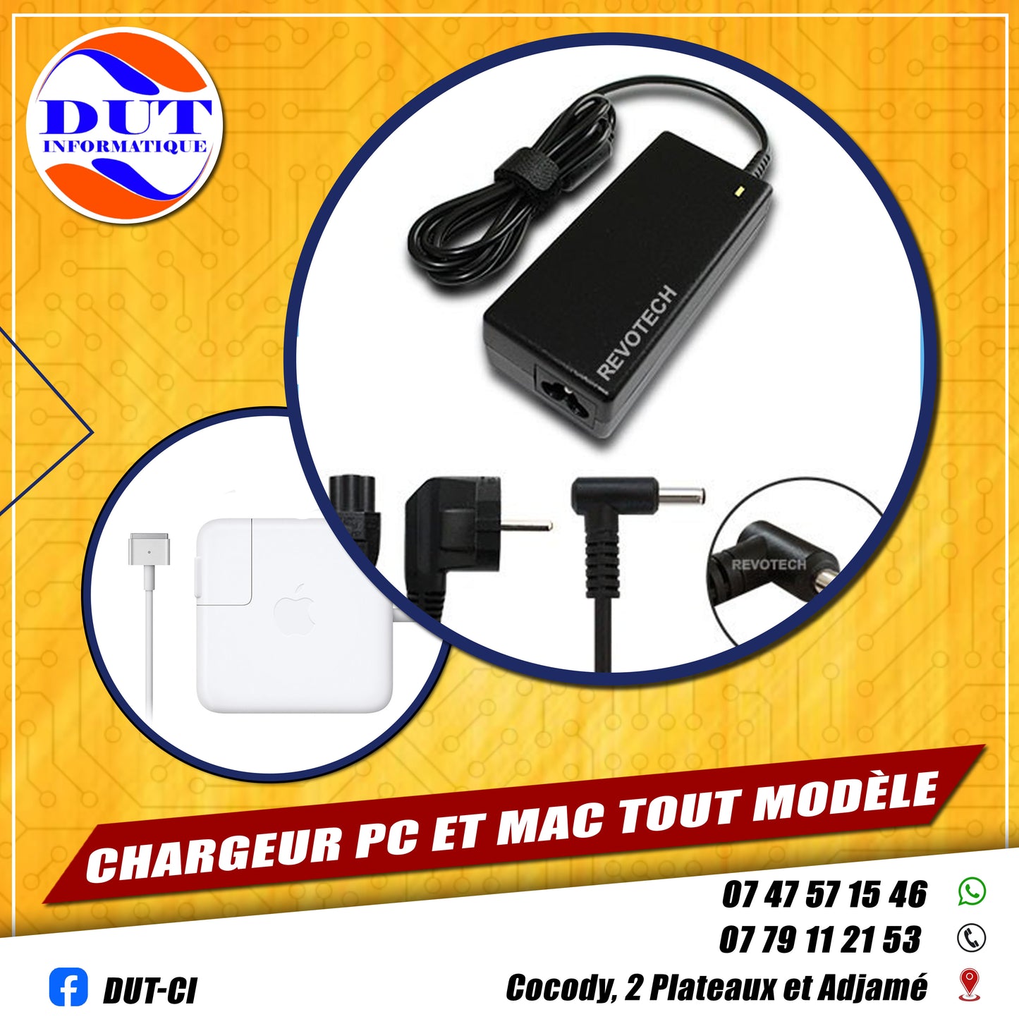 Chargeurs PC et MacBook