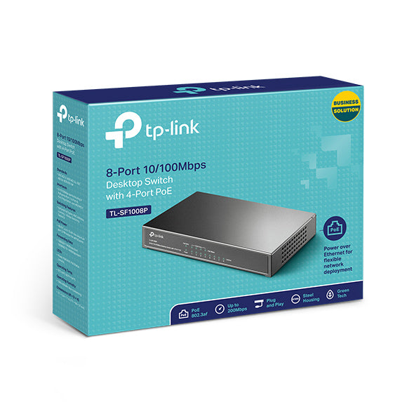 SWITCH POE TP-LINK TL-SF1008P