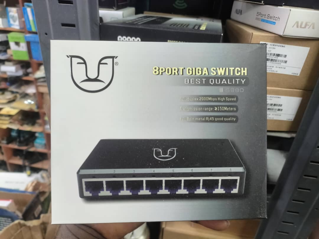 SWITCH 8 PORTS GIGABITTE