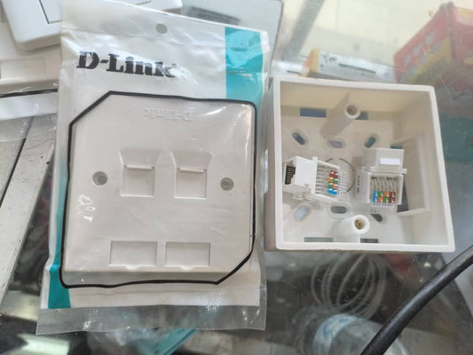 Prise murale réseau RJ45 D-Link à 2 Ports