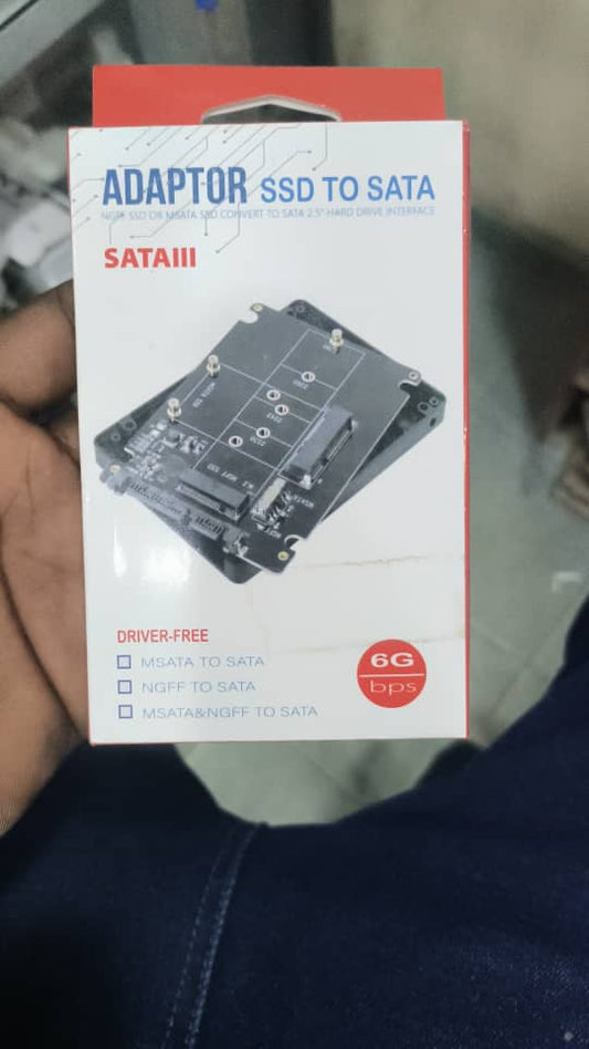 ADAPTATEUR SSD M2 VERS SSD SATA 2.5 Adaptateur SSD M.2 vers SATA III de 2,5" - Convertisseur SSD avec boîtier de protection