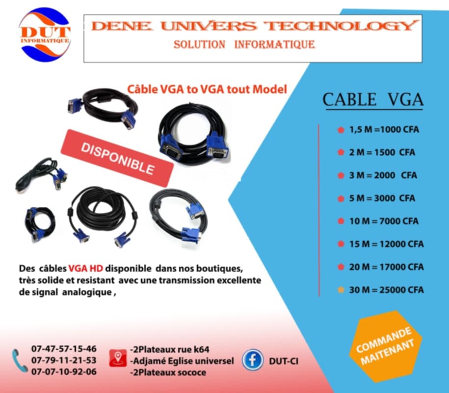 CABLE VGA